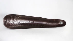 Antique Shoe Horn German Advertising Schuhwaren gegr. 1840 Herman Jors Bruel Vtg - Picture 1 of 11
