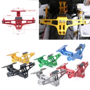 License Plate Holder Bracket Fender Eliminator Fit Honda Yamaha Suzuki Ducati 6C - Picture 1 of 11