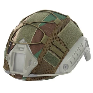 Loonice Tactical Helmet Cover for FAST Helmet Camo Hunting Airsoft Headwear Gear - Picture 1 of 18