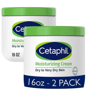 Cetaphil Body Moisturizing Cream 16 Ounce Pack Of 2 For Dry Sensitive Skin - Picture 1 of 10