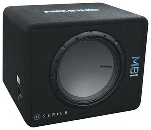 Memphis Audio MBE12S2 MB 12" 1000 Watt Loaded Subwoofer Enclosure 2 Ohm Car Sub - Picture 1 of 8