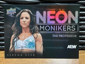 2025 Upper Deck AEW - NM-14 Serena Deeb - Neon Monikers - Picture 1 of 2
