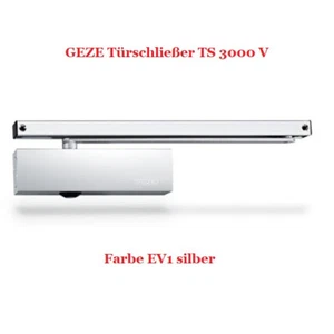 GEZE TS 3000 V Türschließer mit Gleitschiene Art.028348 SILBER TOP.PREISLEISTUNG