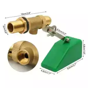 Valvola galleggiante regolabile in rame valvola serbatoio acqua ottone con sfera galleggiante in plastica - Foto 1 di 24
