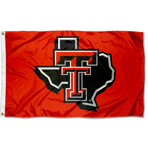 Texas Tech Red Raiders State of Texas Flag Large 3x5 Cover
