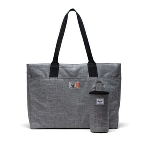 HERSCHEL Alexander Zip Insulated Tote - Large - Raven Crosshatch - NWT - Picture 1 of 5