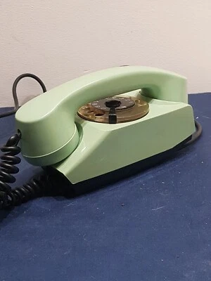Telefono Safnat Chicco.T 1977 Disco Rotante Originale Verde Vintage Anni 70 - Immagine 1 di 4