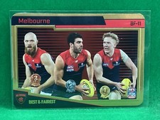 2022 AFL TeamCoach Melbourne Demons BEST & FAIREST GOLD Demons card #BF-11