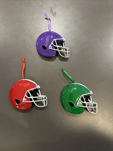 Football Helmet Personalized Christmas Ornament - Picture 1 of 4