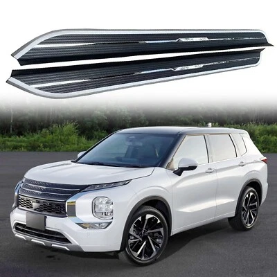 Running Board Side Step Pedal Nerf Bars Fits Mitsubishi Outlander 2022-2024 2025 - Image 1 of 4