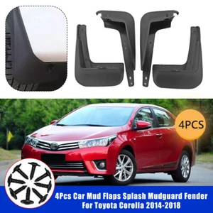Mud Flaps Mud Flap Splash Guard Mudguards Trim For Toyota Corolla 2014-2018 - Picture 1 of 9