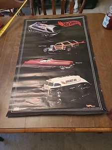 Nice 2000 Starline Hotwheels 22x35" Toy Car Poster. 01374 - Picture 1 of 3