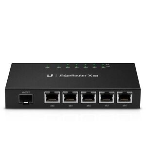 Ubiquiti ER-X-SFP EdgeRouter X 6-Port Advanced Gigabit Router Brand New Sealed