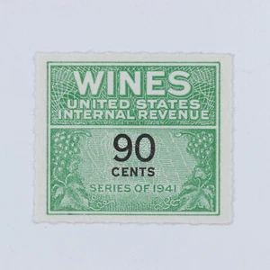 STAMP US SCOTT RE144 "Numeral 90 Wines" 90 CENT MNH 1941 CV $30 - Picture 1 of 2