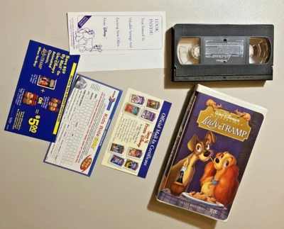 Lady and the Tramp - VHS 2006 - Masterpiece THX clamshell with original inserts! - Image 1 of 4