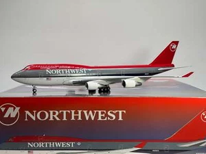 Inflight200 Northwest Airlines Boeing 747-400 N666US Bowling Shoe B-744-666 - Picture 1 of 2