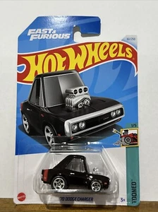 2024 HOT WHEELS #153- ‘70 Dodge Charger - Tooned Fast & Furious - Long Card - Picture 1 of 1