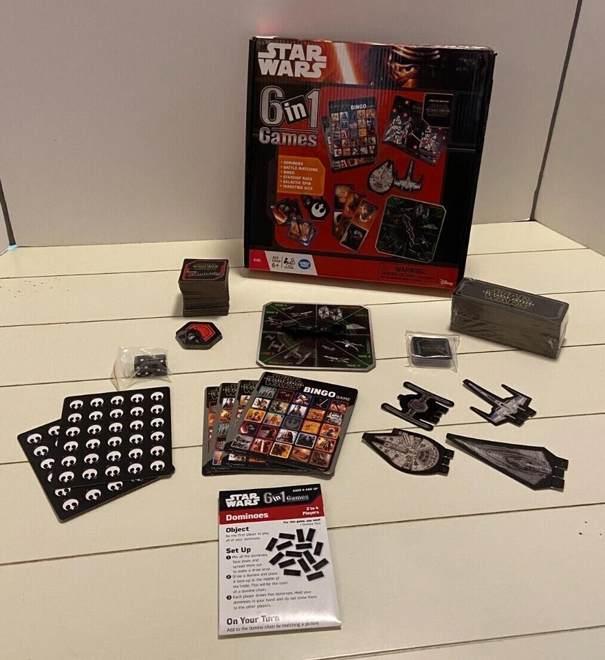 Star Wars the Force Awakens 6 in 1 Game 01360 2015 - Image 1 of 4