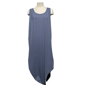 Vestido sin mangas Universal Standard para mujer mediano 18-20 Iconic Geneva azul polvoriento - Imagen 1 de 8