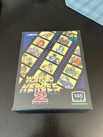 World Heroes 2 Neo Geo NG SNK AES ROM Software ROM Cassette from Japan