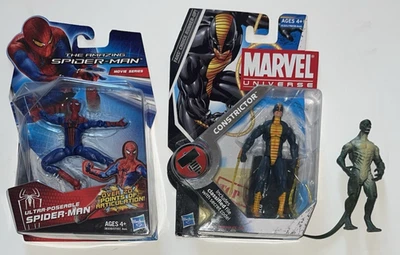 Ultra Posable Increíble Spider-Man y Constrictor Lote 3.75" Hasbro 2011 Como Nuevo Foto 1 de 4
