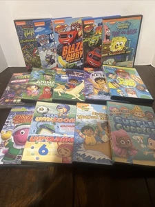 Lot of 14 Nick Jr. Nickelodeon Kids DVD Paw Patrol Diego Bubble Guppies TMNT… - Bild 1 von 4
