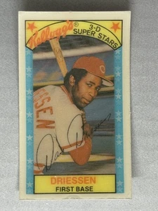 Dan Driessen 1979 Kellogg's 3-D Super Stars #26a Cincinnati Reds - Picture 1 of 2