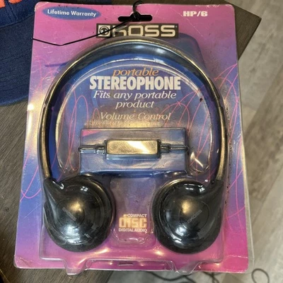 Koss HP/6 Portable Stereo Headphones Vintage original ackage - Image 1 of 2