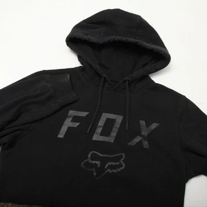 Fox Racing Legacy Moth Hoodie Herren Small Schwarz Pullover Fleece Fox Head Logo - Bild 1 von 11