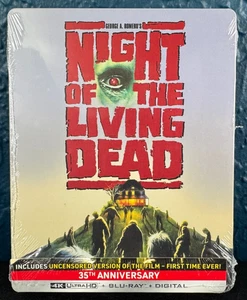 Night of the Living Dead (1990) Steelbook (4K UHD, Blu-ray, Digital) - New - Picture 1 of 6