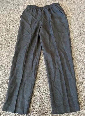 Calça feminina DonnKennny tamanho 16S (medida 29X27,5) cinza elástica cintura pull-on - Imagem 1 de 4