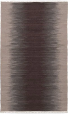 Vintage Hand Woven Traditional Kilim Rug 4'11" x 8'0" Oriental Wool Carpet - Image 1 of 2