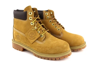 TIMBERLAND 12909-A3430 Boys Shoes EU35/35.5 Brown Leather Lace-Up Classic Boots - image 1 of 4