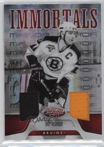 2011-12 Certificato Immortals Specchio Rosso Doppio Materiale /50 Ray Bourque #158 HOF - Foto 1 di 3