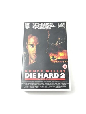 DIE HARD 2 BIG BOX EX RENTAL VHS VIDEO TAPE BRUCE WILLIS - Image 1 of 4