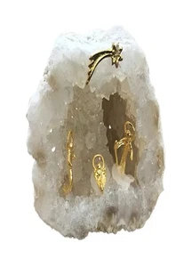 Kristallkrippe Quarzgeode, 8 - 10cm (groß) - Bild 1 von 1