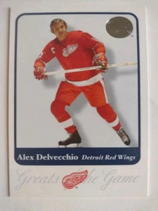 2001-02 Fleer Greats Of The Game #40 Alex Delvecchio - Imagen 1 de 1