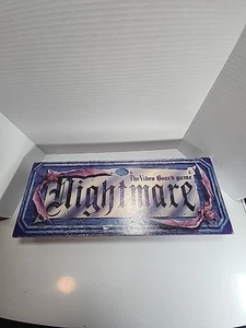 Vintage Nightmare The Video Board Game VHS 1991 Missing Manual Read Description - Imagen 1 de 22