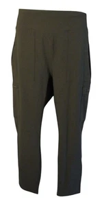 Athleta 24 Dark Gray Headlands Hybrid Cargo Leggings Pants Stretch - Picture 1 of 3