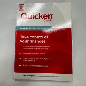 Quicken Classic Deluxe Personal Finance 1 Year Subscription For Windows & Mac - Photo 1/11