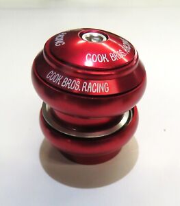 Cook Bros Racing Alloy Cupped  Headset 1 1/8 in Threadless Sealed Bearing ABEC5