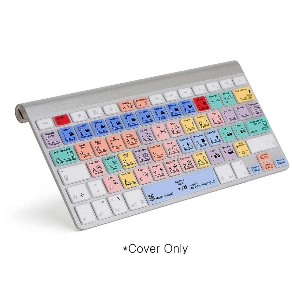 Logickeyboard Adobe PremierPro CC Macbook Unibody Skin Shortcut - Image 1 of 1