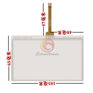 4.3“ Touch LCD Bildschirm Glas 103mm 65mm LQ043T3DX0A - Bild 1 von 1