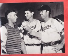 1949   BROOKLYN DODGERS    GLOSSY   DUKE SNIDER,  PREACHER ROE,  ROY CAMPANELLA