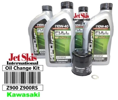 Kawasaki Z900 Z 900 Z900RS 900 RS ZR900 OEM Oil Change Kit Oil Filter & Washer - Image 1 of 4