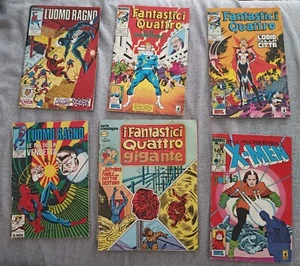 Lotto 6 fumetti Marvel Vintage Anni 80-90,Ottimi! - Zdjęcie 1 z 3