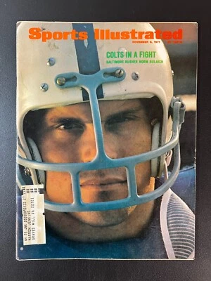 Sports Illustrated Magazine - November 1971 Issue w/ Norm Bulaich Colts Cover - Image 1 of 3