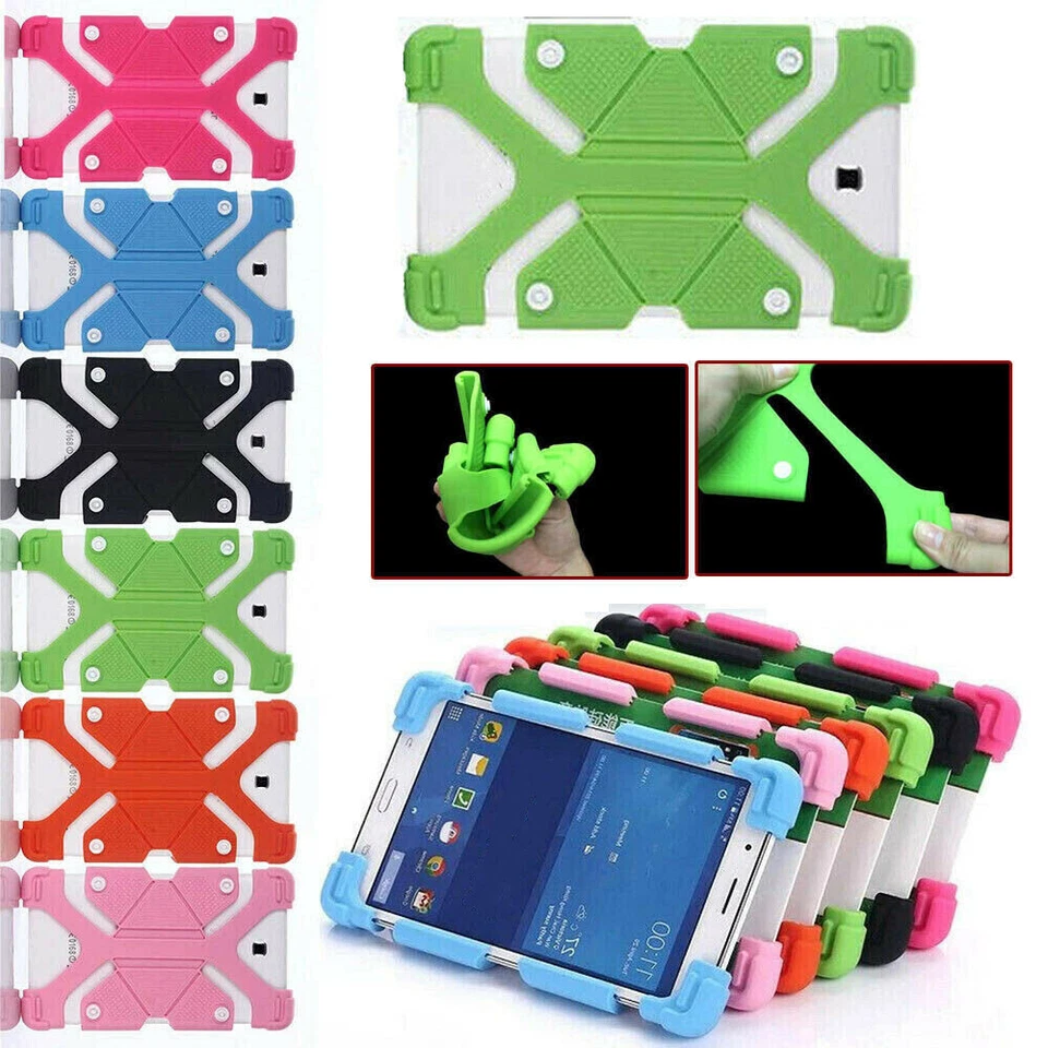 Universal Shockproof Kids Silicone Case Cover For LASER 7" 10" inch 786 1087IPS - Image 1 of 4