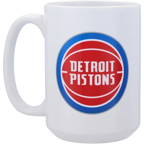 Detroit Pistons 15oz. Primary Logo Mug Cover