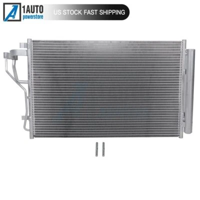 Condensador de aire acondicionado de aluminio apto para Hyundai Elantra GT 2011-2015 Kia Forte5 2,0 L 1,6 L Foto 1 de 4